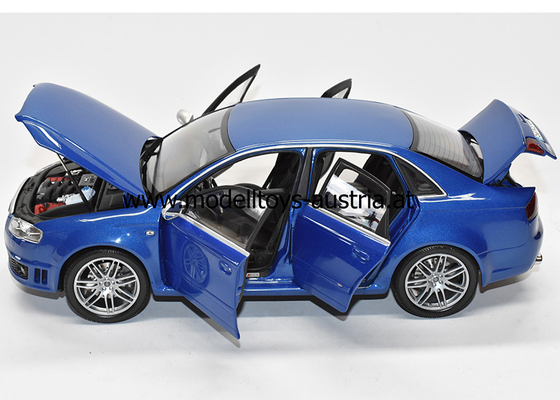 OTTO わたっ 1/18 アウディ Audi RS4 B7 Blue J05-05-004